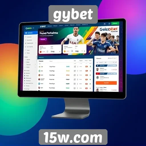interface de usuário do gybet é otimizada